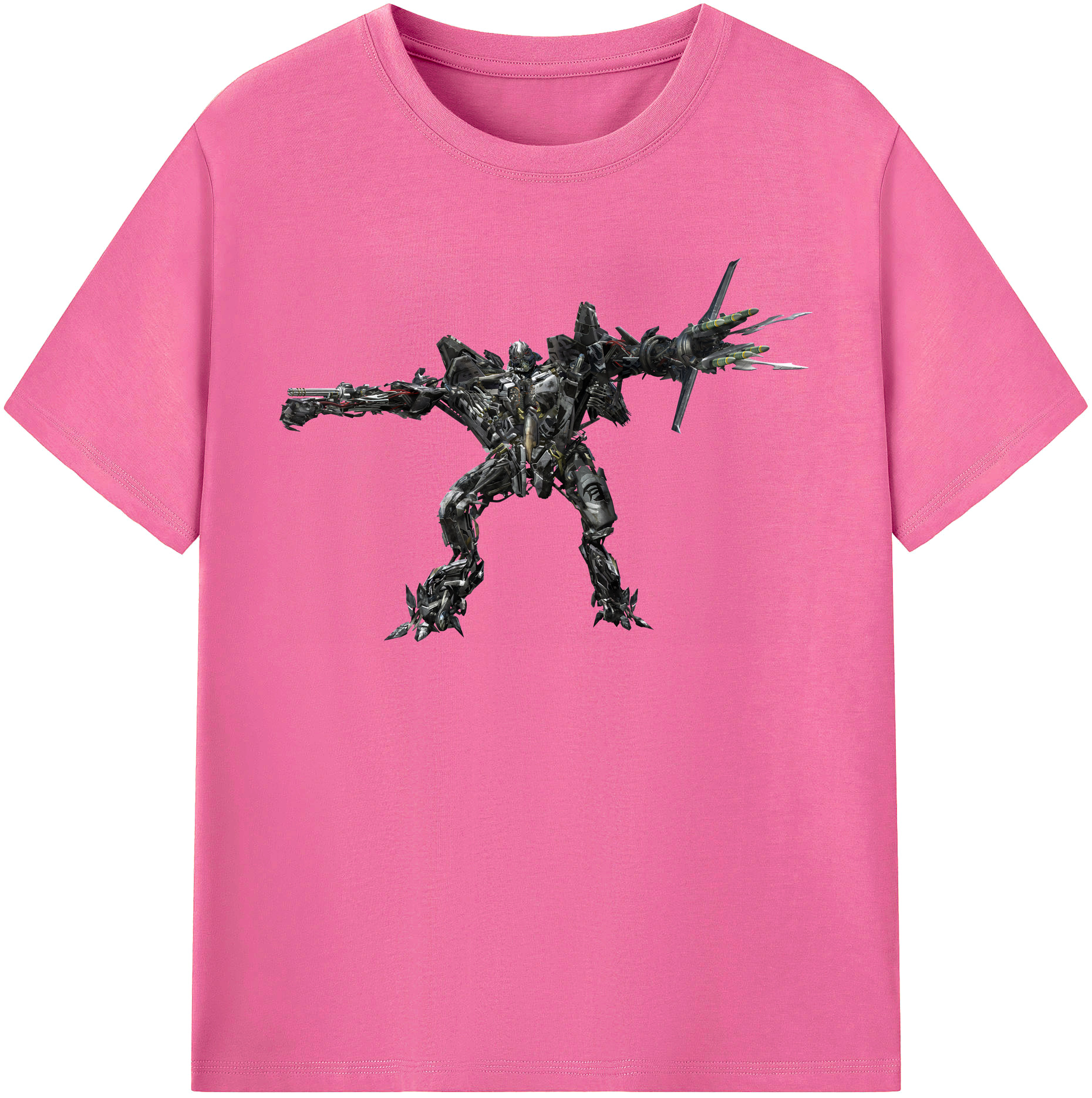 （画像用） Transformers トランスフォーマー レディースカジュアルプリントTシャツ（綿100％）